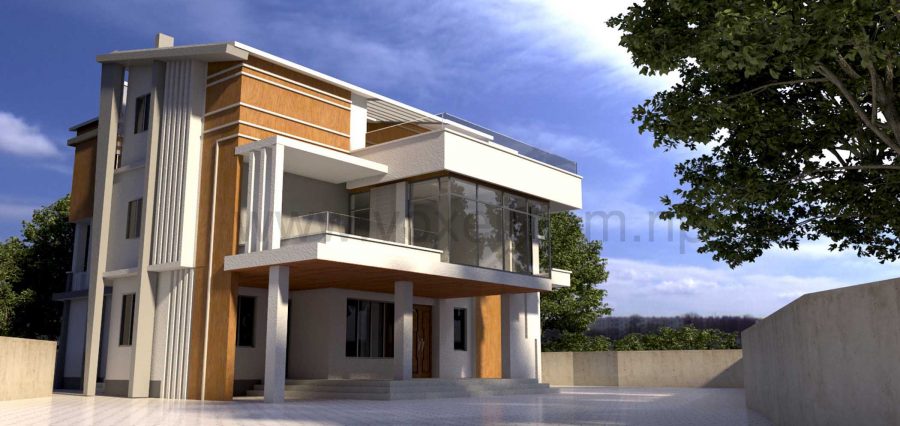 Residential Bungalow, Status Under Construction, Foundation as of August 2016