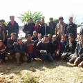 Group Photo With the Masons at Nuwakot NEpal