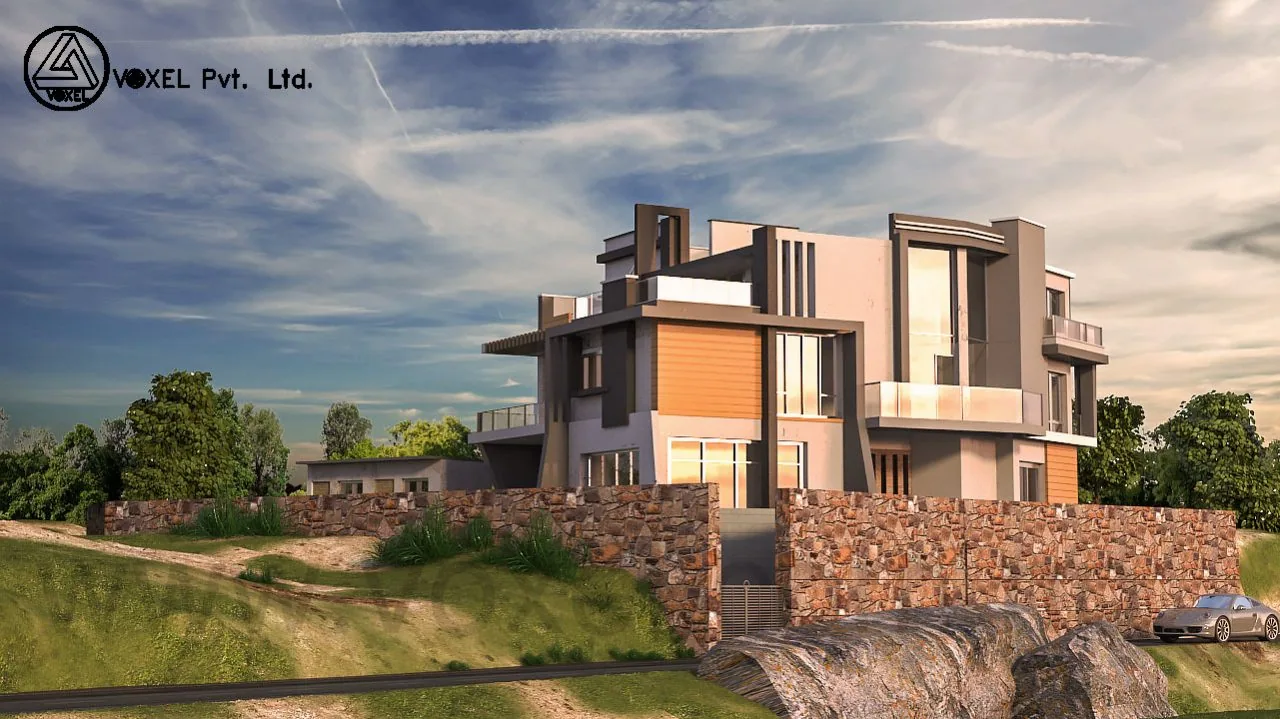 Modern Residence Architecture, Sainbu, Kathmandu