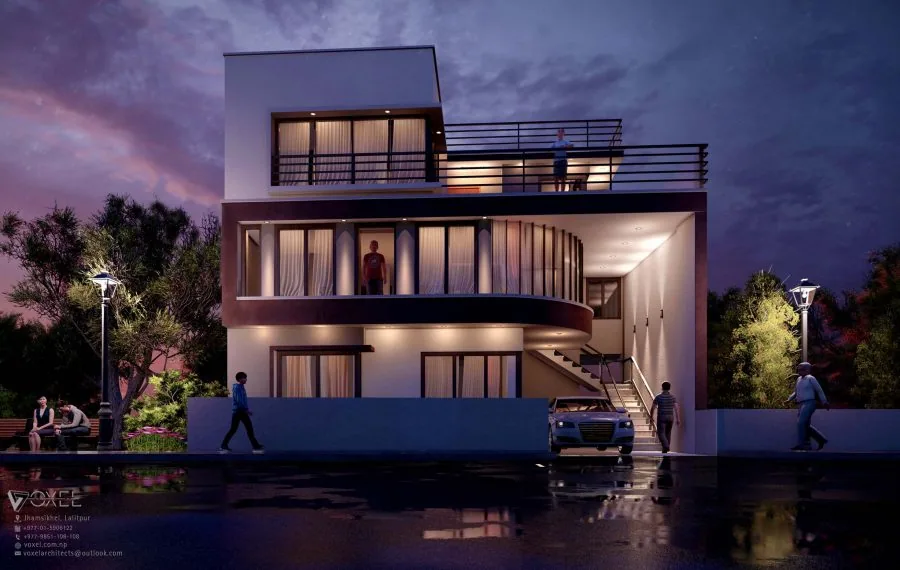 Residence Building Design in Lalitpur